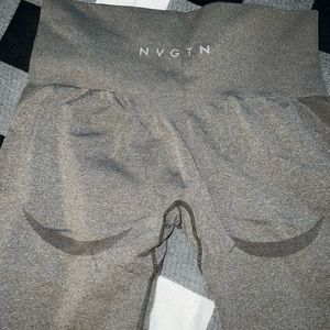 NVGTN Khaki Green Seamless Contour Leggings